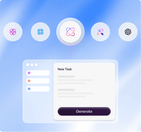 AI-powered task generator connected to your favorite integrations